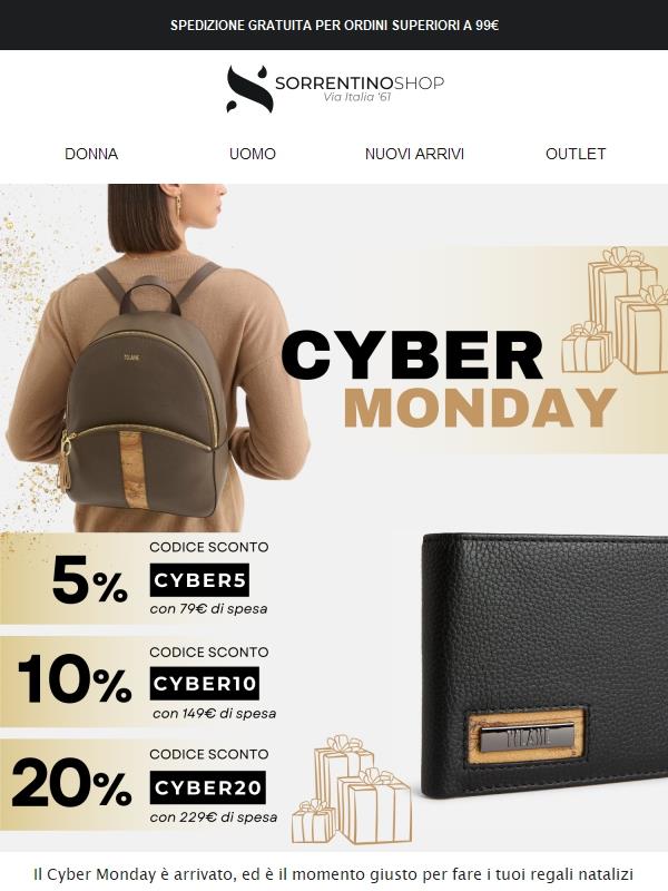 Cyber monday: risparmia con gli sconti a te riservati!💥
