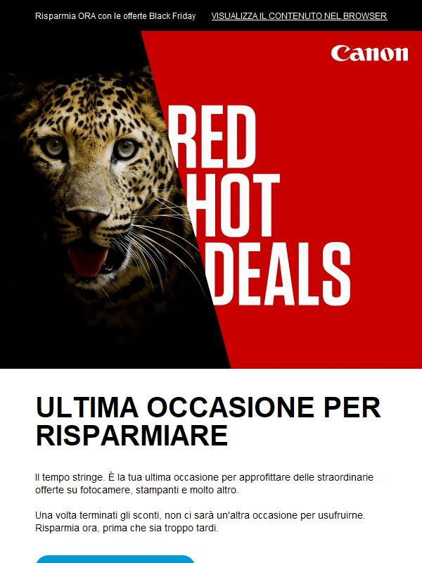 ⌛ Le nostre offerte straordinarie stanno per terminare