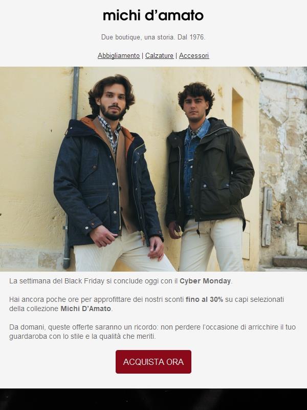 Cyber Monday: le offerte terminano oggi! ⌛