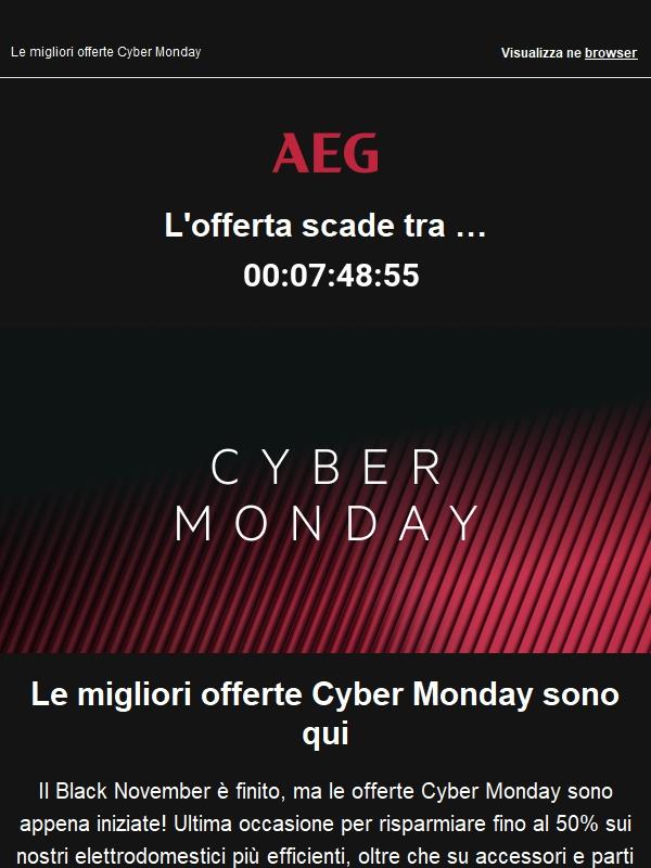 🖤 Cyber Monday: risparmia fino al 50% 🖤