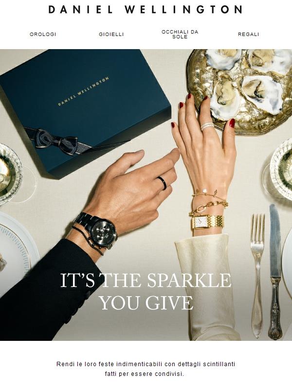 Condividi lo scintillio con chi ami