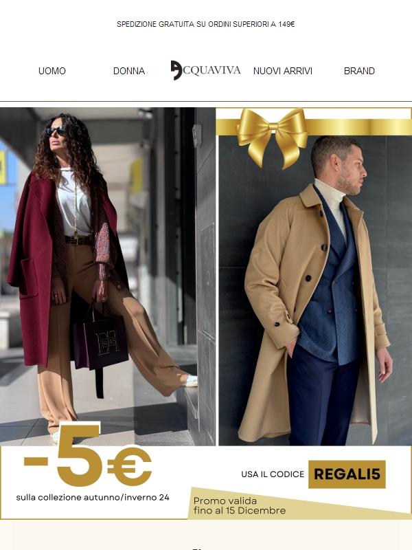 🎄Promo di Natale! -5€ sui tuoi regali!🌟