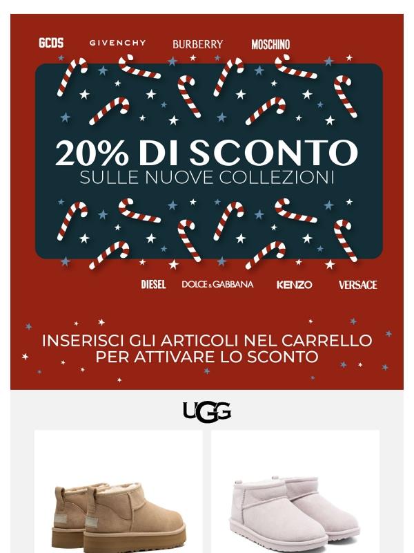 20% di sconto sulle nuove collezioni ❄️