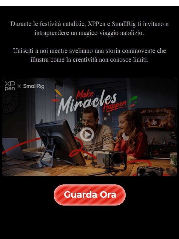 Pacchetto speciale XPPen e SmallRig: un miracolo natalizio ti aspetta!