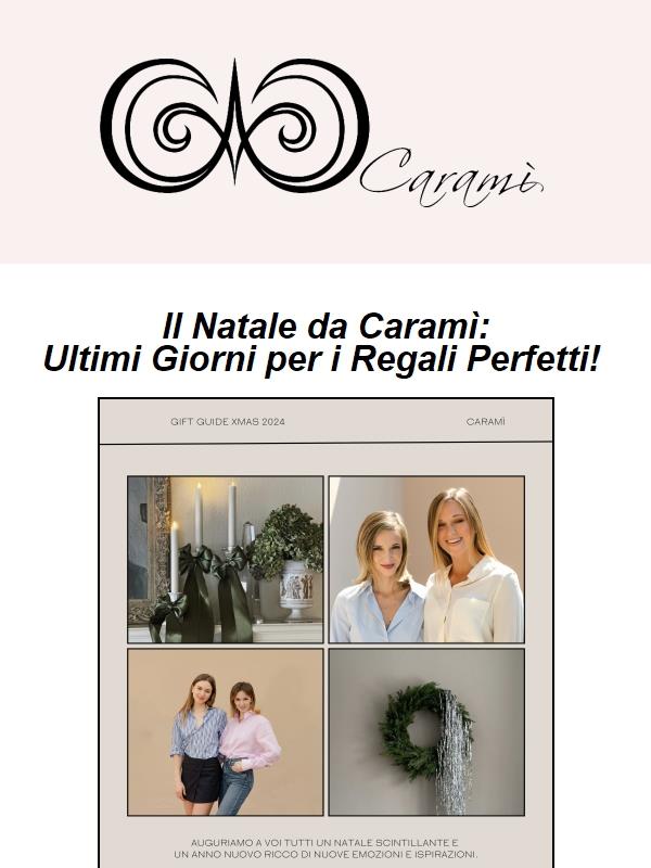 🎁 Ultimi giorni per i regali perfetti + uno sconto esclusivo solo per te! 🎄