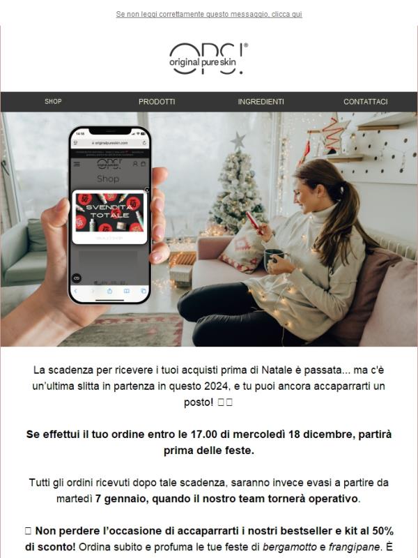 Non puoi più rimandare ⏰