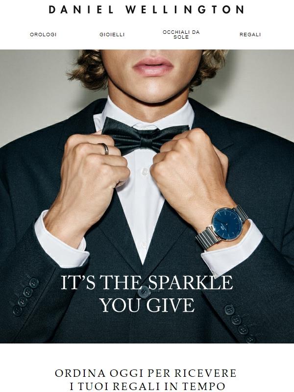 Solo pochi giorni rimasti per ricevere i tuoi regali in tempo.