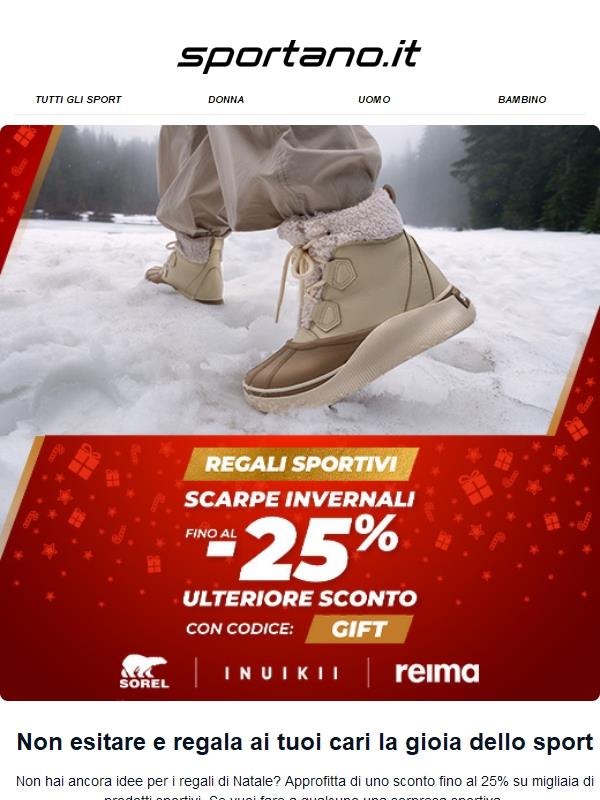 Regali sportivi per Natale🎁