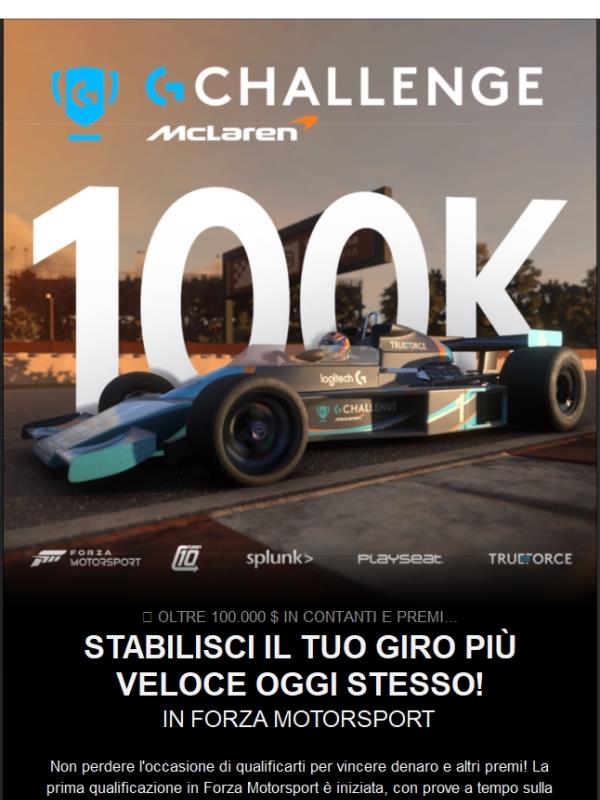 Incontra Lando Norris e partecipa a una gara di simulazione con un montepremi di 100.000 $!