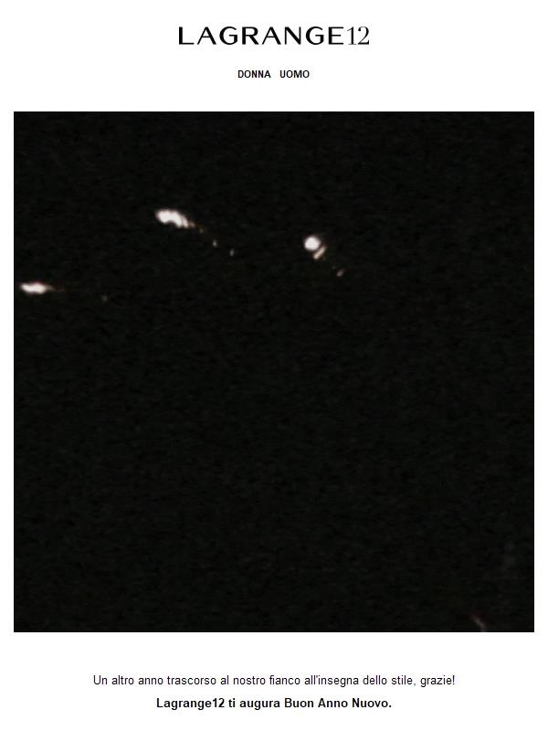 Auguri di un Nuovo Anno di stile da Lagrange12!