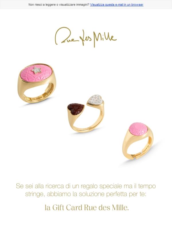 Gift card - sei ancora in tempo a stupire chi ami