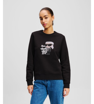 maglione-nero-con-logo-karl