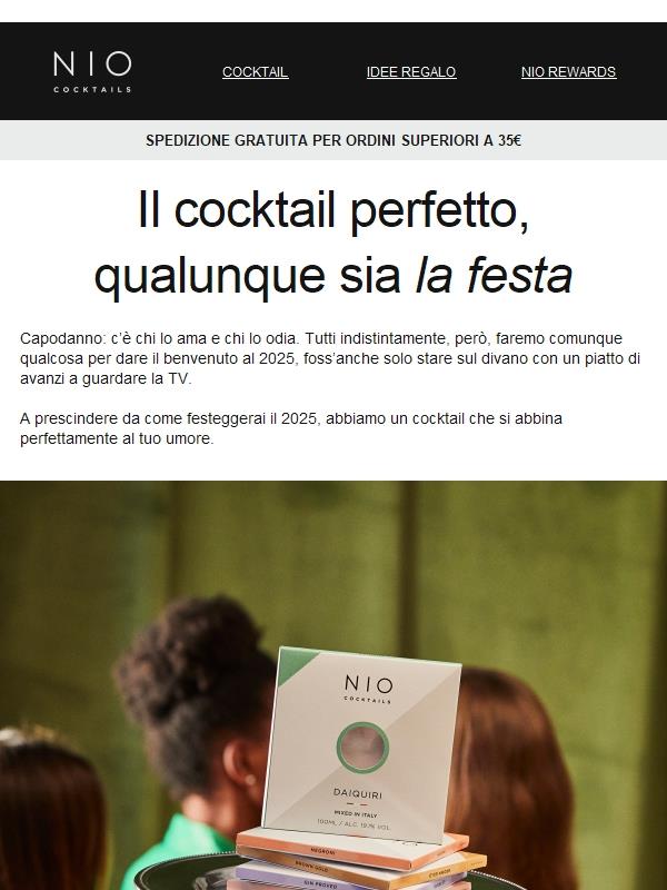 Cocktail perfetti per ogni tipo di festa.