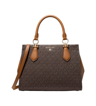 borsa-a-cartella-marilyn-media-con-logo-marrone