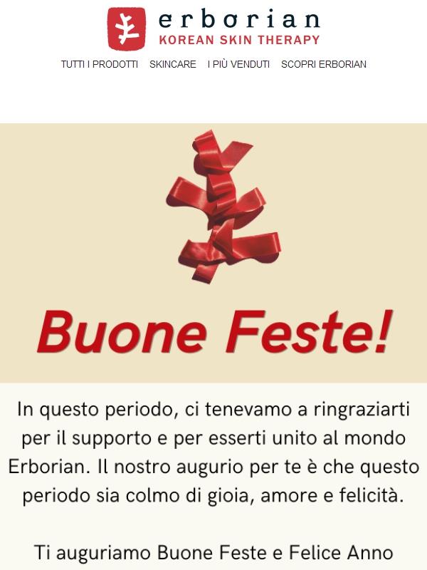 Buone Feste da Erborian🎄
