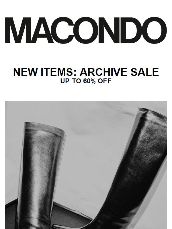 NEW ITEMS ADDED TO OUR ARCHIVE SALE