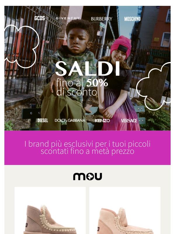 Iniziano i saldi fino al 50% ✨