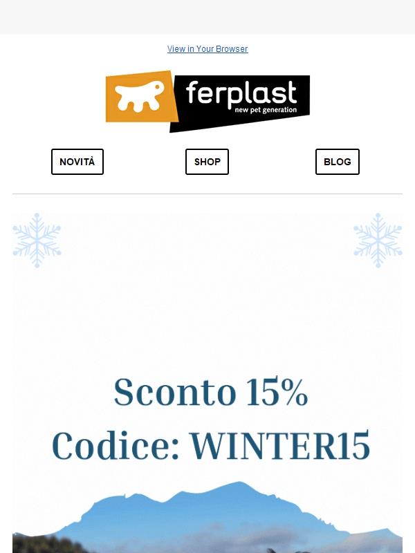 I saldi invernali sono iniziati! ❄️