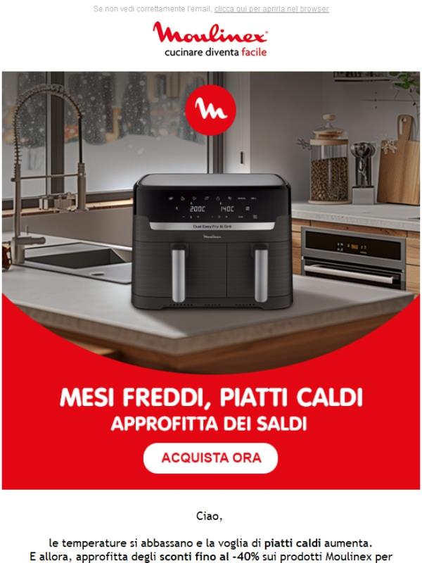 I saldi invernali sono iniziati. Scopri le offerte 📣