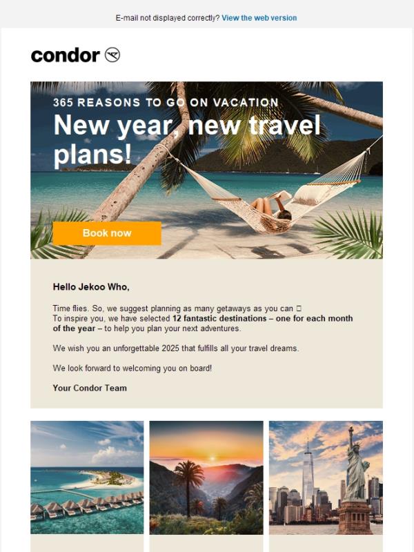 12 months of travel inspiration for you!