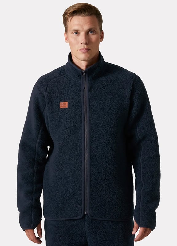 Man wearing Heritage Pile Jacket