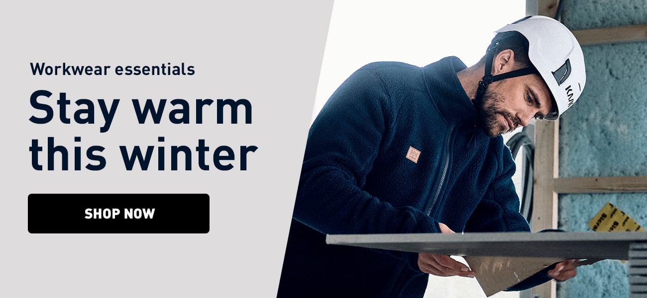Workwear essentials. Stay warm this winter. SHOP NOW