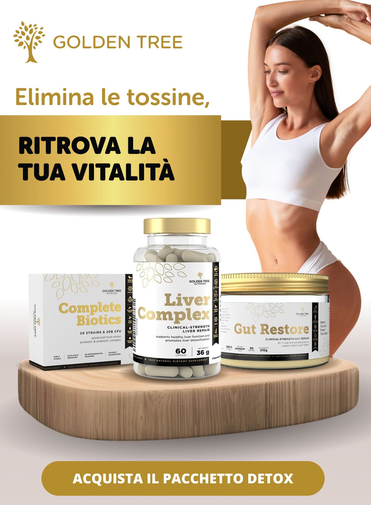 Elimina le tossine,  ritrova la tua vitalità