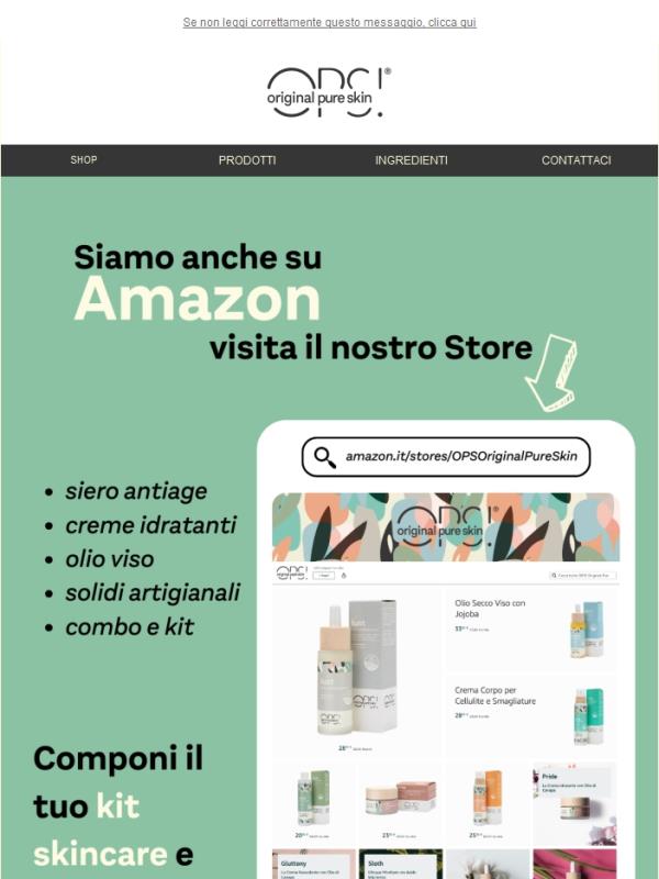 OPS! siamo anche su Amazon 🛍️