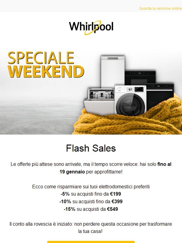 Offerte imperdibili, ma solo per pochi giorni