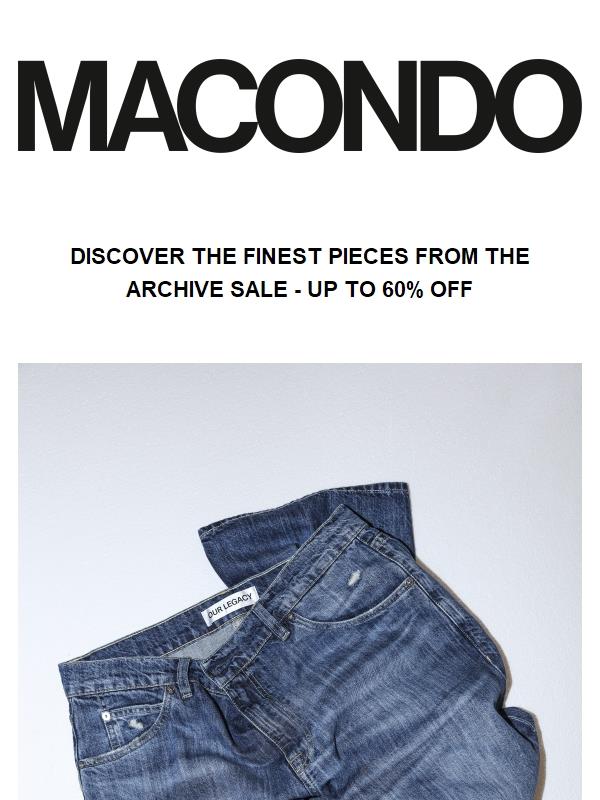 ARCHIVE SALE