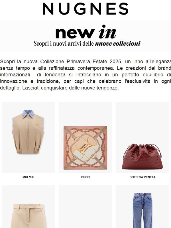 New in: gli articoli più attesi della stagione