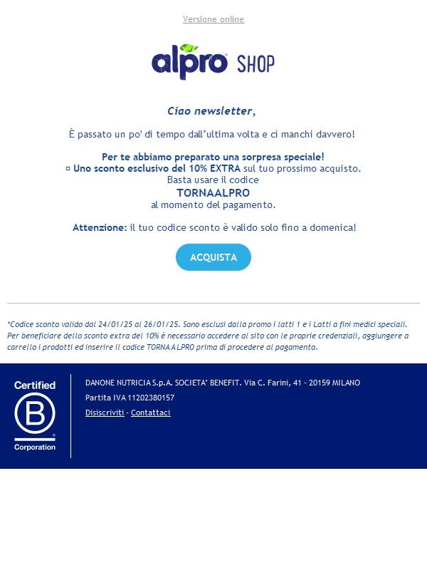 Ci manchi! Torna a trovarci ❤️