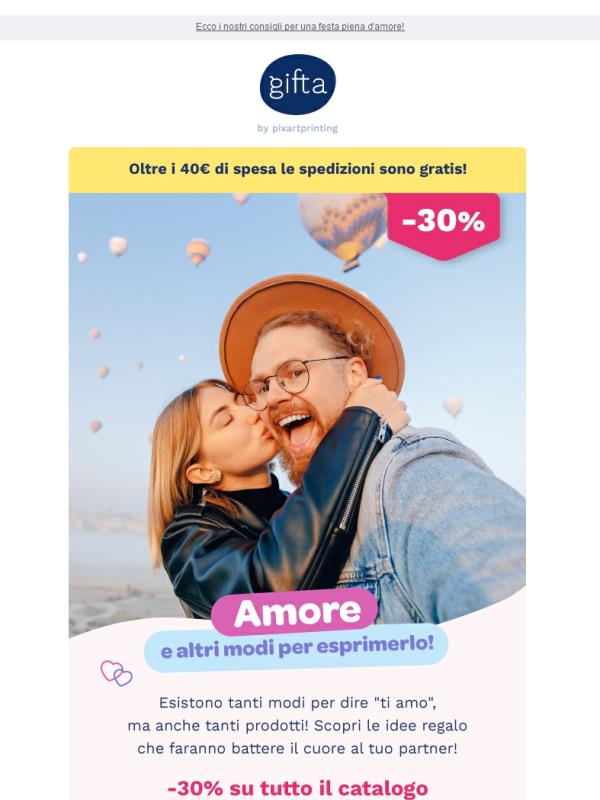 Regali di San Valentino #2! -30% con promocode!