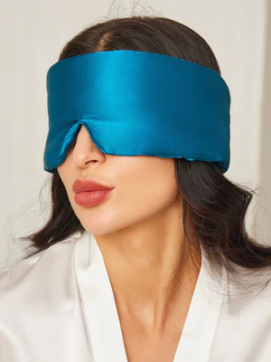Image of Maschera per gli occhi da notte in seta elegante monopezzo