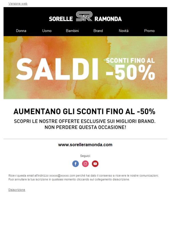 Aumentano gli sconti fino al -50%