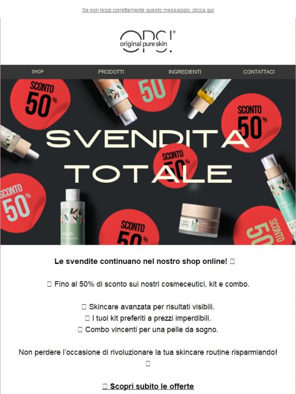 Continuano le svendite OPS! 📣