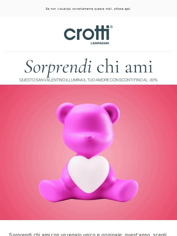 Un San Valentino luminoso fino al -30%