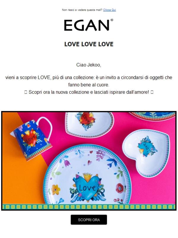 💖 EGAN celebra l’amore in ogni forma