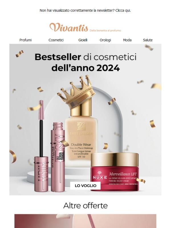 🎉 Scopri i bestseller di prodotti cosmetici dell'anno 2024!