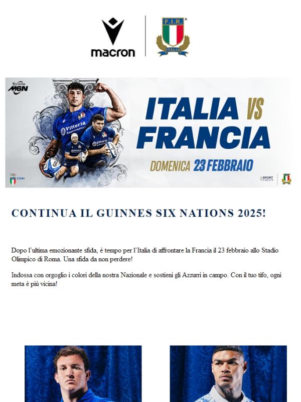 🏈La sfida continua: Italia vs Francia!