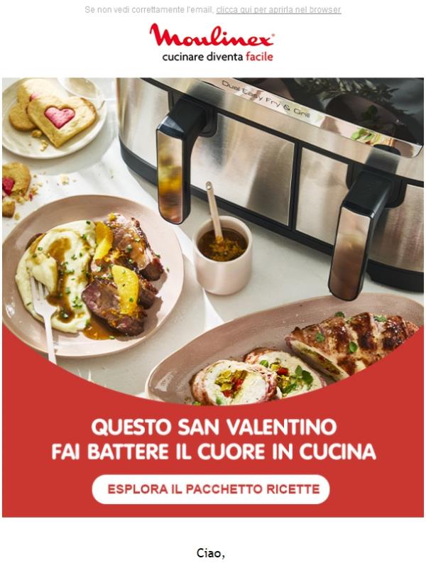 Un amore di cucina: festeggia San Valentino con Moulinex 💞