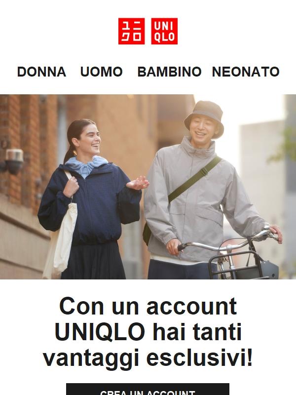 Tutti i vantaggi di un account UNIQLO