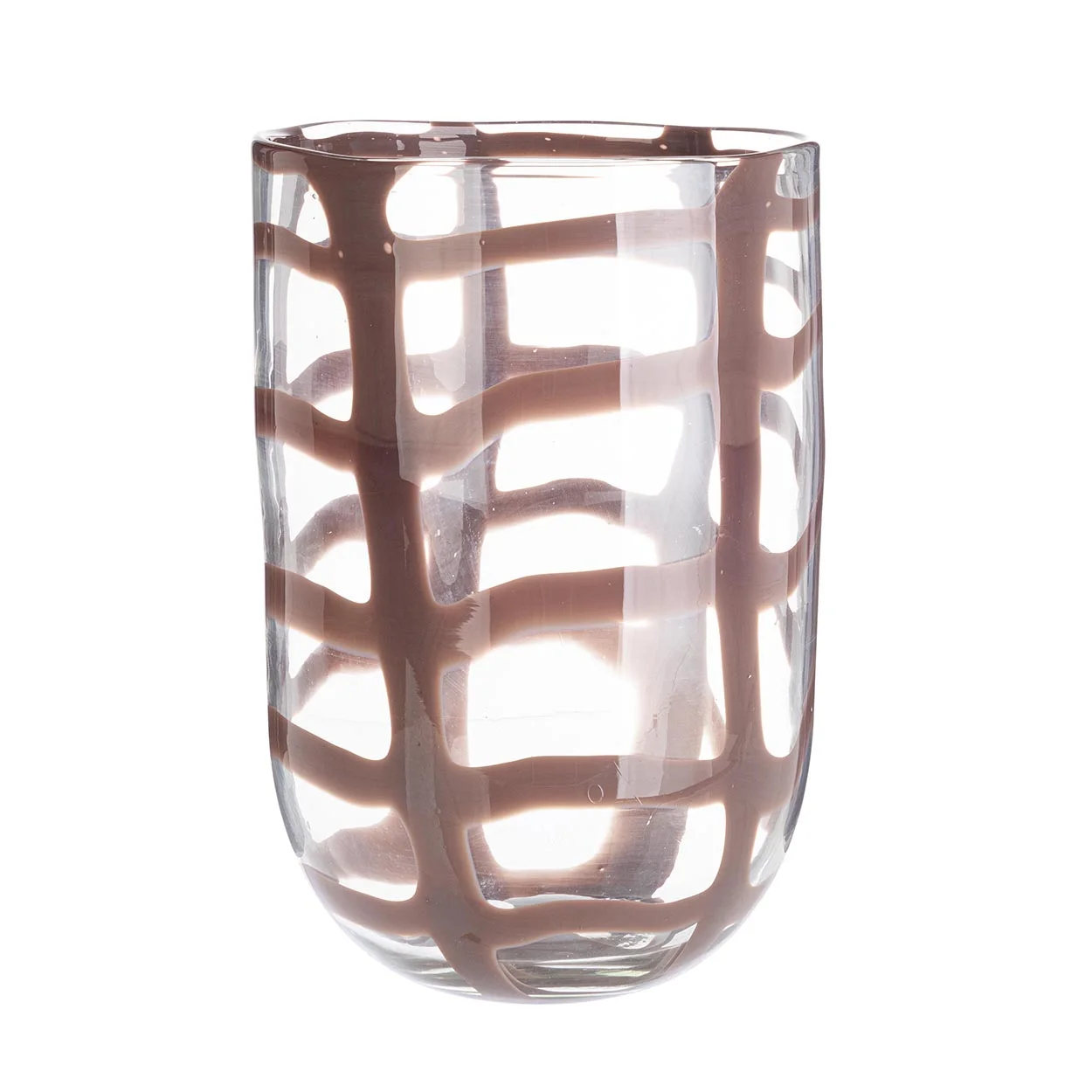 Vaso Grus vetro marrone h36,5