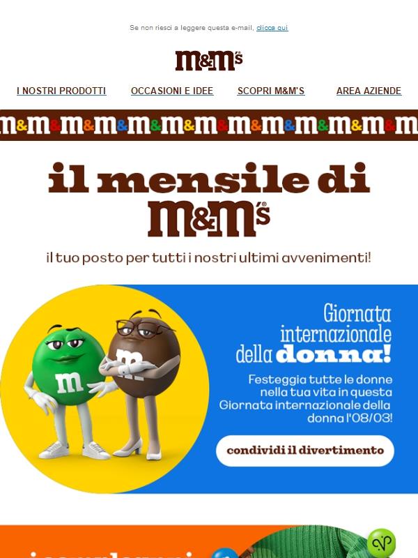 Il divertimento di M&M'S per marzo!