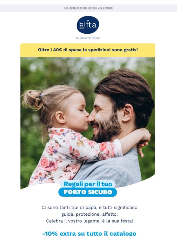 -10% extra per la Festa del Papà