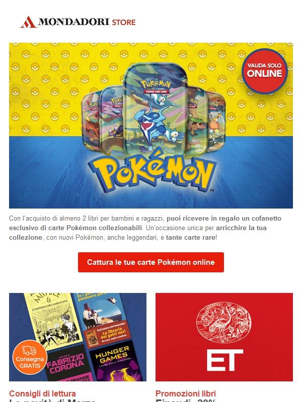 In regalo il cofanetto di carte Pokémon!