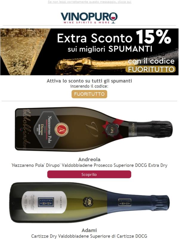 I migliori spumanti in super offerta!🍾Scopri la promozione e approfittane