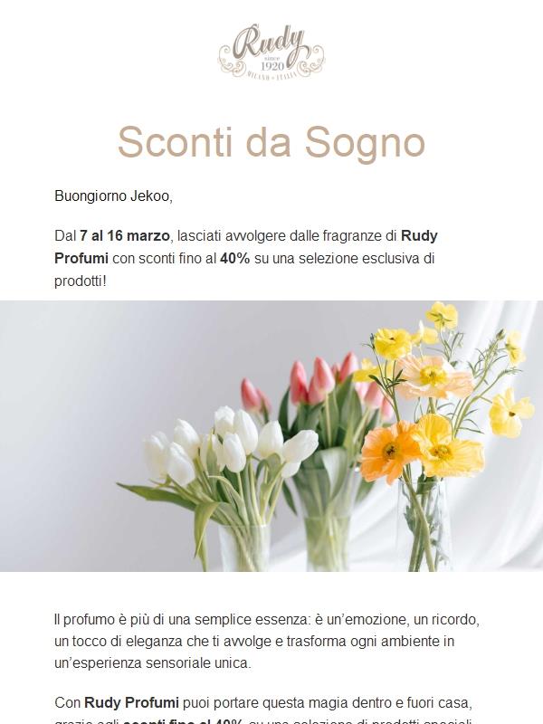 Sconti da Sogno - Regala il meglio alla tua pelle!