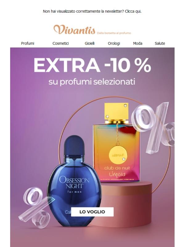 ⚡Sconto del 10 % su profumi selezionati⚡
