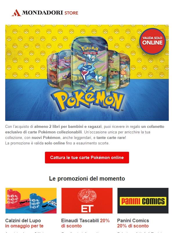 Leggi, gioca e colleziona! Carte Pokémon in omaggio con i libri per ragazzi!